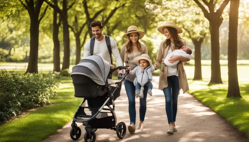 Acessórios para passeio com o bebê