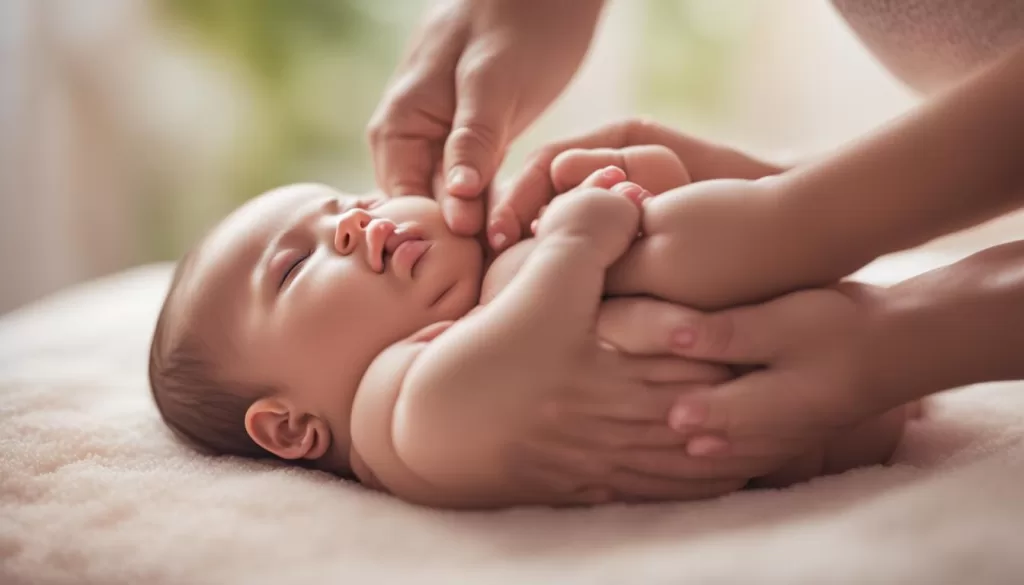 Massagem para Aliviar Cólicas do Bebê