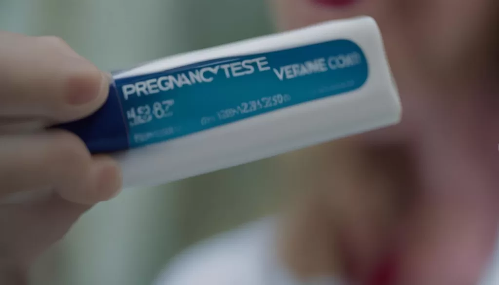 confirmação do resultado do exame de gravidez