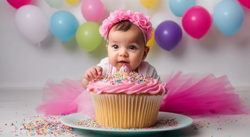 Smash the Cake - Ensaio Fotográfico de Aniversário
