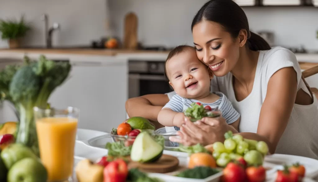 alimentação pós-parto