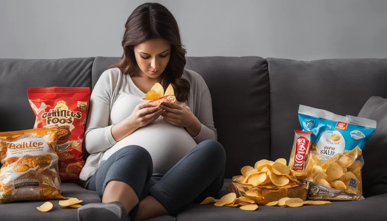vontade de comer salgado durante a gravidez