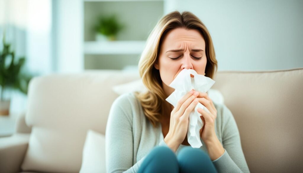 Congestão nasal e visão turva na gestação